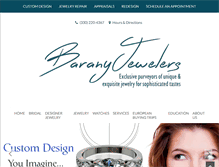 Tablet Screenshot of baranyjewelers.com